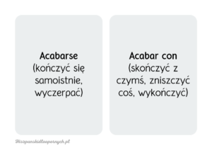 Hiszpańskie pułapki 2: Jeden czasownik, wiele znaczeń. Poznaj podstawowe hiszpańskie czasowniki wielofunkcyjne.