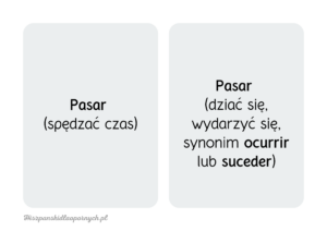 Hiszpańskie pułapki: Jeden czasownik, wiele znaczeń. Część pierwsza. Hiszpanski dla poczatkujacych. Hiszpanskie czasowniki.